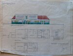 Ontwerp bouwkeet aan de Singel.
<br/>
Bouwdossier Singel 46/48, 2017-06-10